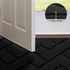 hicorfe Front Door Mat Outside Entrance, Stain and Fade Resistant, Non Slip - Image 4