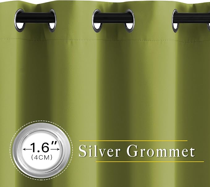 NICETOWN Room Darkening Kitchen Curtains - Image 2