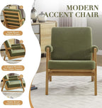 HEAH-YO Modern Accent Chair Set of 2, Upholstered Boucle Fabric Living Room - Image 4