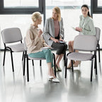 VINGLI Waiting Room Stacking Chairs, - Image 2