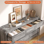 4 Piece Bedroom Set, Dresser and Nightstand Sets, Including Modern Wooden Large - Image 8