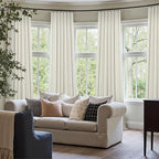 Pitalk Cream Blackout Curtains and Drapes 48 Inch Long Faux Linen Privacy RV - Image 7