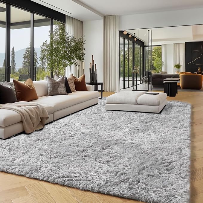 PAGISOFE Super Soft Shaggy Rugs Carpets, 5x7 Feet, Plush Washable Area Rugs - Image 7