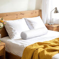 SyMax 7.8"x38" Body Pillow for Twin Bed, Memory Foam Bolster w/Removable Velvet by SyMax