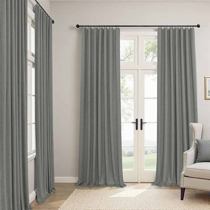 Linen Textured Black Out Blinds - Image 3