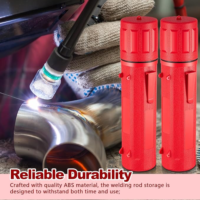 Zonon 8 Pcs Welding Rod Holder Stick Welding Electrode Rod Storage Tube 14 Inch - Image 6