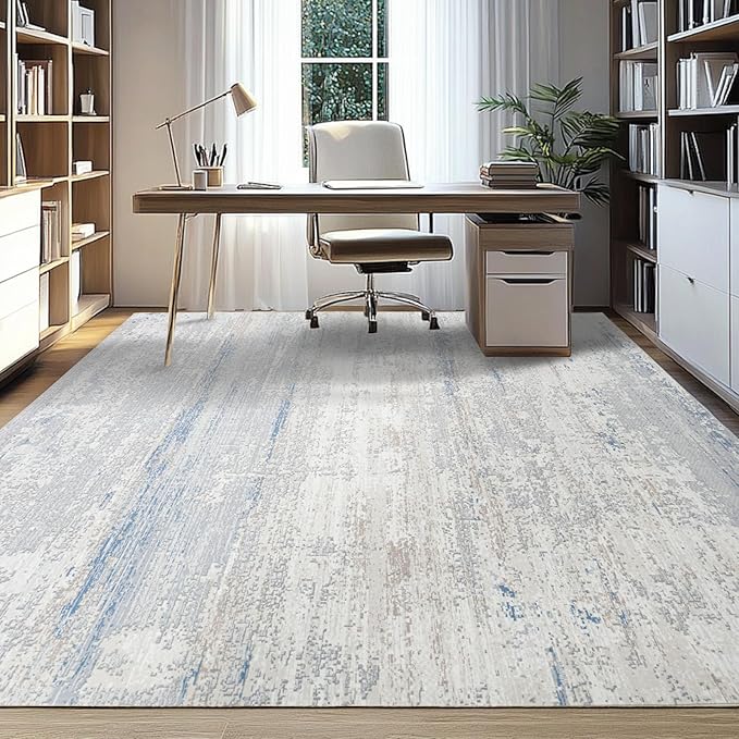 Washable Rugs 5x7 Area Rugs for Living Room- Modern Abstract Rugs for Bedroom - Image 7