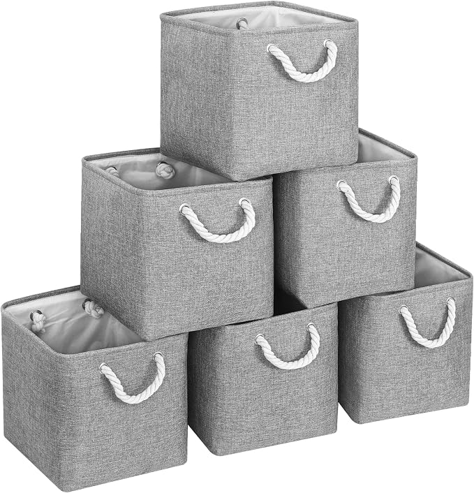 Large 11x11 Inch Cube Storage Bins by FinishingBo