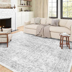 3x5 Rug, Small Area Rug for Living Room, Machine Washable Non-Slip Throw Rug - Image 3