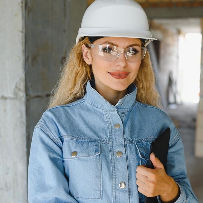 Safety Glasses for Men Women ANSI Z87.1 Safety Glasses Bulk Protective Eyewear - Image 6