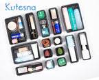 15 PCS Interlocking Desk Drawer Organizer Separator - Image 7