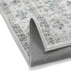 Blue 3x5 Entryway Rug Vintage Area Carpet Indoor Office Washable Door Mat - Image 8