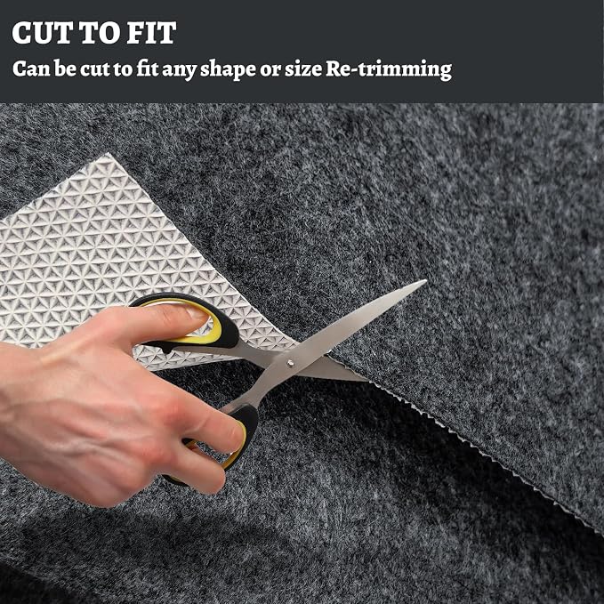 100% Waterproof Rug pad, 2x8 ft Area Rug Non-Slip Rug Pads, 1/4" Thick Carpet - Image 8