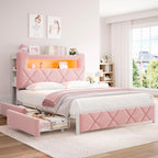 Full Upholstered LED Bed Frame - Image 8