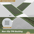 BEQHAUSE Indoor Door Mat 20" x 32", Dirt Trapper Door Mats Non-Slip Entryway - Image 4