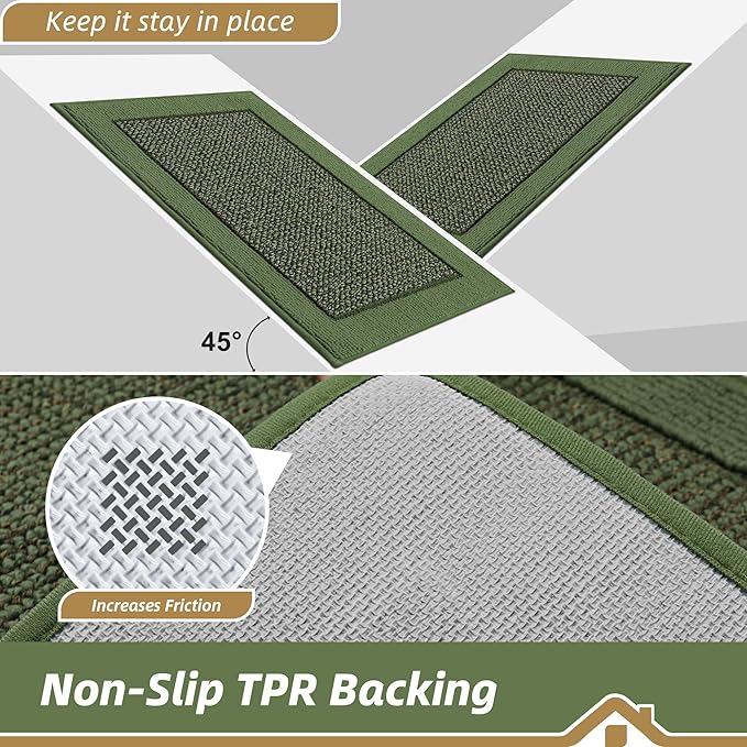 BEQHAUSE Indoor Door Mat 20" x 32", Dirt Trapper Door Mats Non-Slip Entryway - Image 4