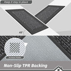 BEQHAUSE Indoor Door Mat 20" x 32", Dirt Trapper Door Mats Non-Slip Entryway - Image 4