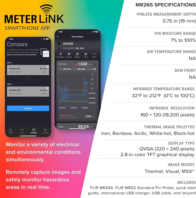 FLIR MR265 Moisture Meter and Thermal Imager - Image 6