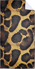 Snake Skin Pattern Beach Towel Oversized 36" x 72", Thin Lightweight Sand Free by XSMEI