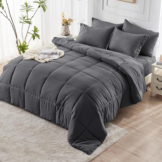 JOLLYVOGUE Twin XL Comforter Set, Ultra-Soft Bed in a Bag Twin XL Size 5 Pieces - Image 8