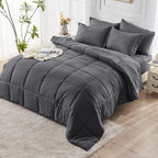 JOLLYVOGUE Twin XL Comforter Set, Ultra-Soft Bed in a Bag Twin XL Size 5 Pieces - Image 8