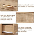 LEYAOYAO 31.5" Wide Rattan Night Stand Set 2 - Image 7