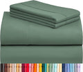 LuxClub 4 PC California King Sheet Set, Deep Pockets Wrinkle Free Cooling Bed by LuxClub