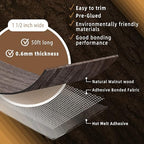 GSCIT Club Walnut Edge Banding, 1 1/2 inch x 50ft roll of Veneer Edge Banding - Image 2