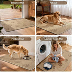 Door Mat Indoor Entrance 31"x47", 0.16" Thin Paw Print Low Pile Doormat - Image 8