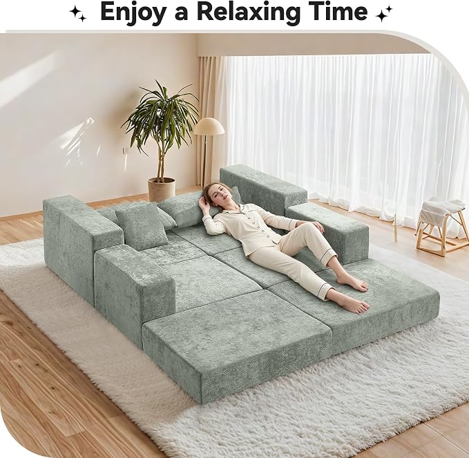 Boneless Sectional Loveseat Couch - Image 6