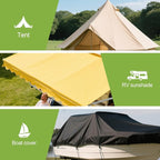7x9in Nylon Repair Patch，Tent Repair Kit，Self Adhesive Waterproof Fabric Repair - Image 4