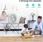AMACOOL Table Fan, 12 inch Box Fan - Image 2