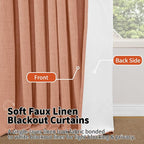 Linen Blackout Curtains 72 Inch Long - Image 8
