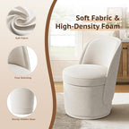 Swivel Accent Chair Set of 2, 360° Swivel Round Chair - Image 7