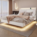 Queen Size Floating Bed Frame by bzbbzcbed
