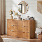 LEYAOYAO Fluted 6 Drawers Dresser - Image 9