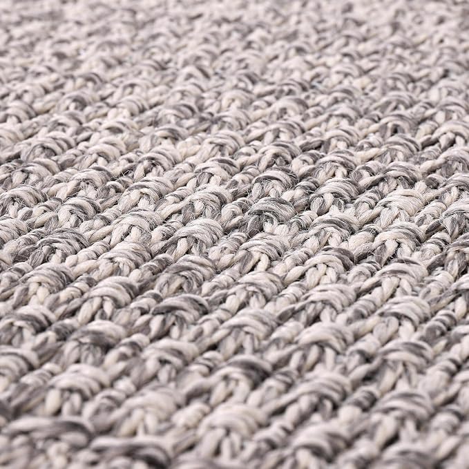 Easy Jute Rug 8x10 Indoor Outdoor Natural Rugs Solid Fiber Rug Woven Area Rug - Image 5