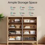 LINSY HOME Rattan Dresser for Bedroom - Image 5