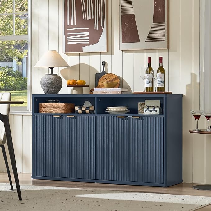 LEYAOYAO Fluted Buffet Cabinet - Image 7