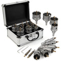 MAZING 16PCS TCT Hole Saw Kit for Hard Metal, 5/8"-2-1/8" Carbide Tungsten by MAZING