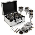 MAZING 16PCS TCT Hole Saw Kit for Hard Metal, 5/8"-2-1/8" Carbide Tungsten by MAZING