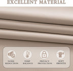 DONREN Home Fashion Thermal Insulated Room Darkening Curtains - Image 4