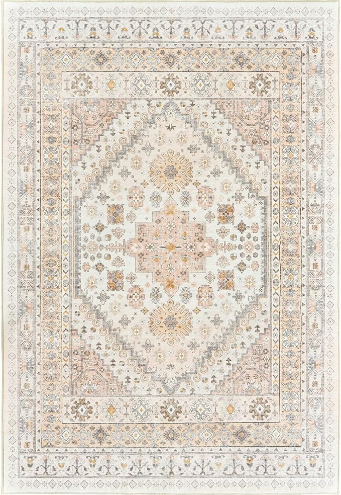 zesthome 8x10 Area Rugs for Living Room, Non-Slip Backing Washable Rugs - Image 2