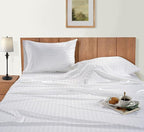 Lane Linen White Queen Sheet Set - Image 3