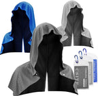 3 Pack Cooling Hoodie Towels for Neck and Face, UPF 50 Sun Protection & Instant by CSITE