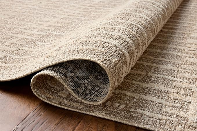 Loloi Amber Lewis Bexley Collection BEX-02 Taupe/Natural 4'-0" x 6'-0" Accent - Image 3
