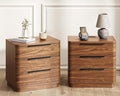 Nightstands Set of 2, Bedside Table by beronbaer