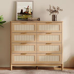 LINSY HOME Rattan Dresser for Bedroom - Image 3