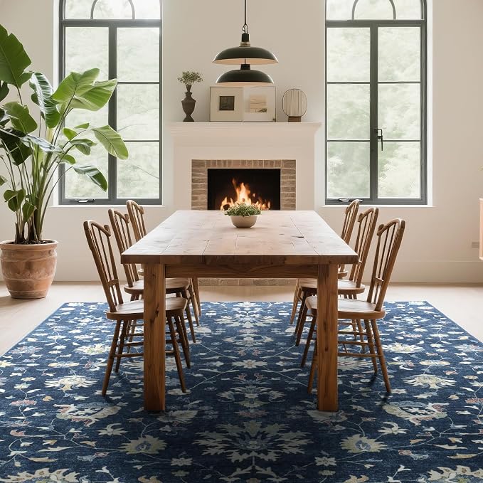Washable Rugs 8x10 Area Rugs for Living Room, Dining Room- Soft Low Pile - Image 8