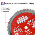 Woodworking Circular Saw Blades 2-Pack 12", Arbor 1", Framing/General Wood - Image 4